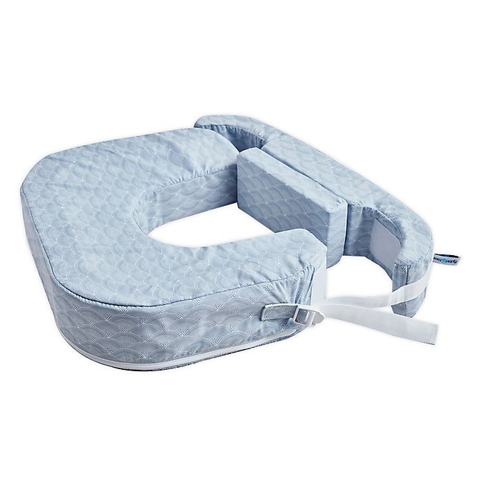 slide 1 of 6, My Brest Friend Twin/Plus Horizon Nursing Pillow - Baby Blue, 1 ct