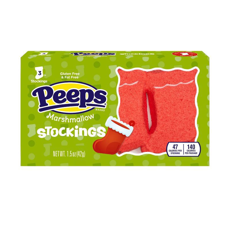 slide 1 of 6, Peeps Marshmallow Stockings, 1 ct