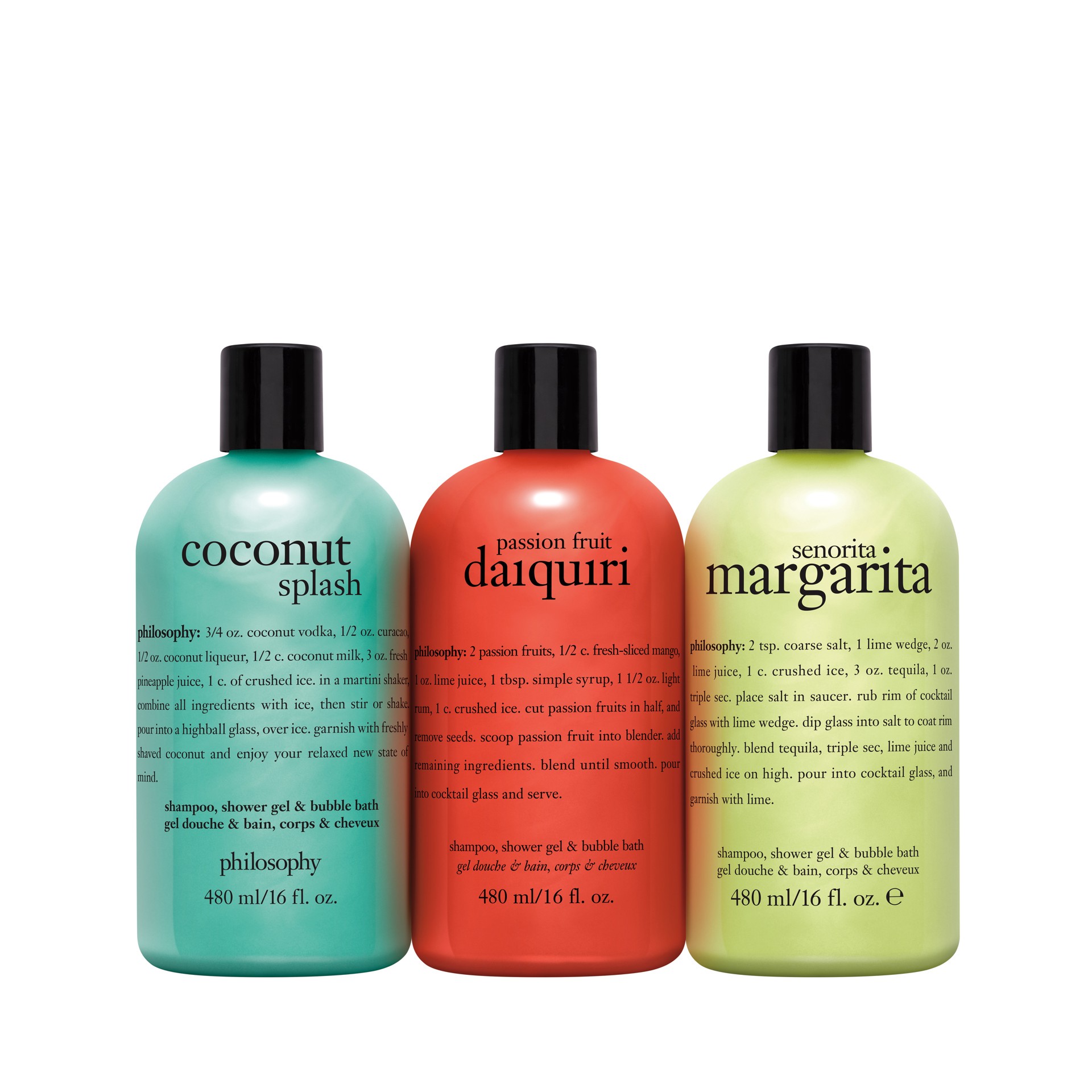 slide 1 of 1, Senorita Margarita Shampoo, Shower Gel & Bubble Bath, 480 ml