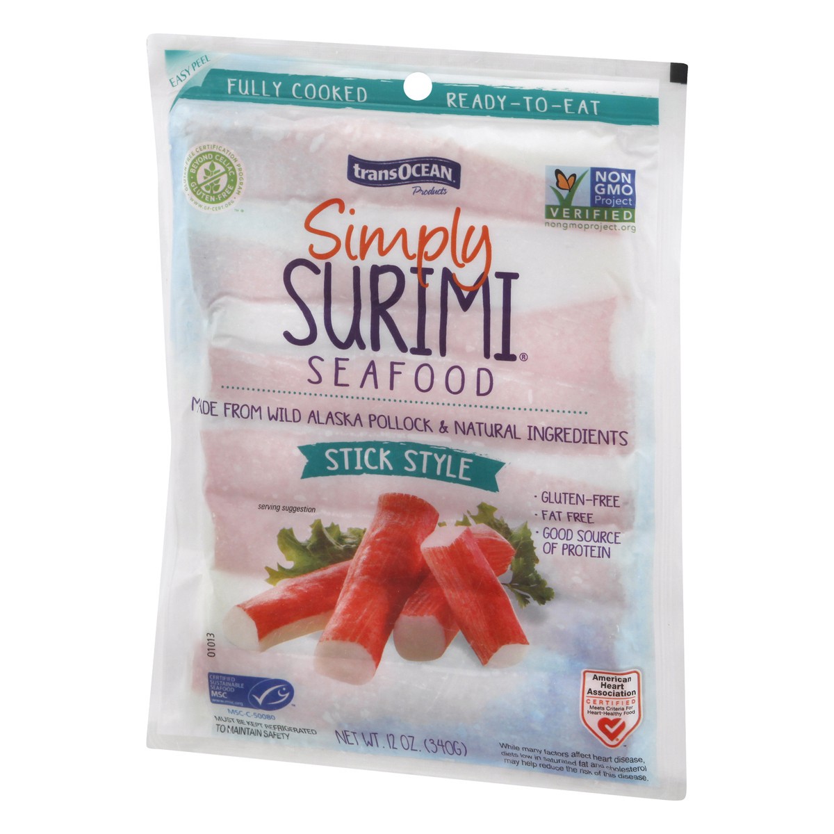 slide 9 of 9, Simply Surimi Seafood Stick Style, 12 oz