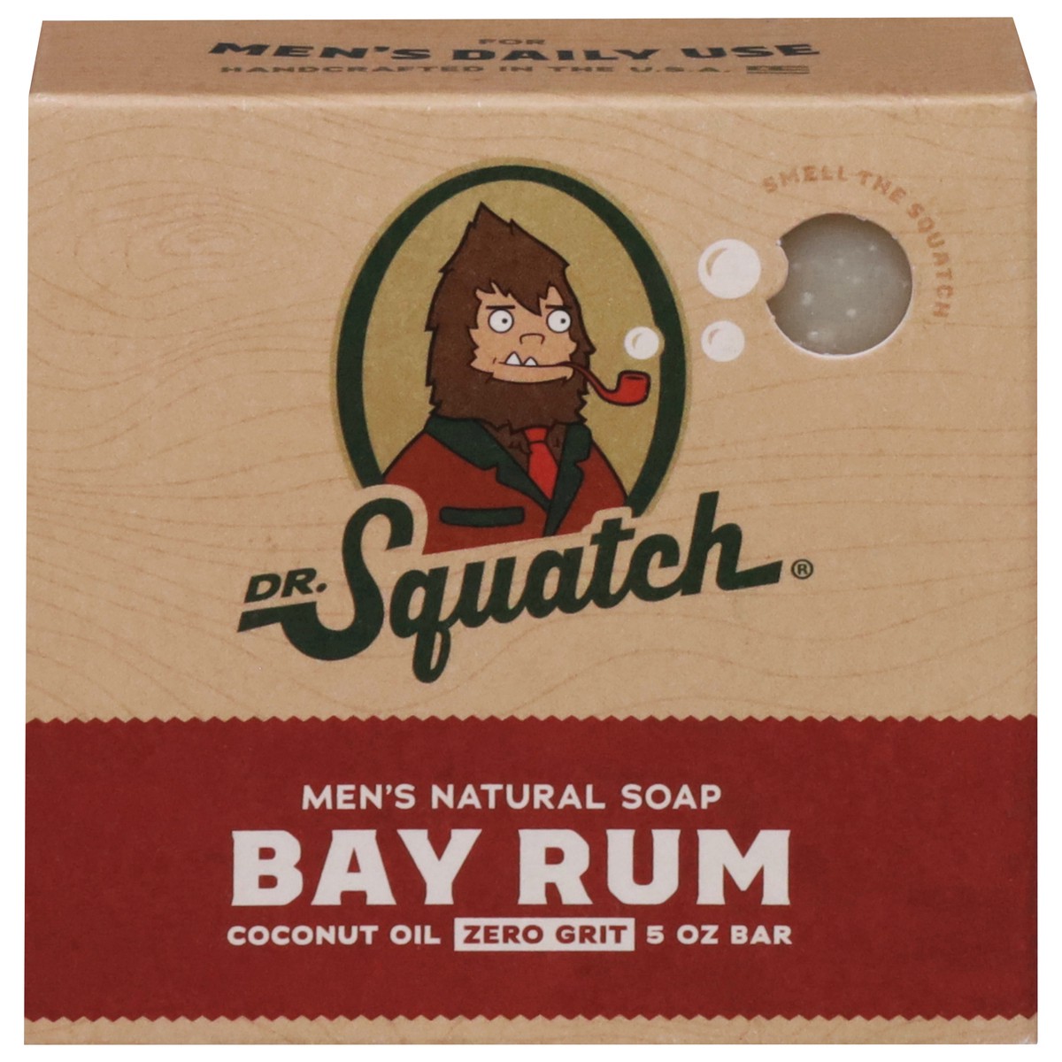 slide 7 of 13, Dr. Squatch Mens Zero Grit Men's Natural Bay Rum Soap 5 oz, 5 oz
