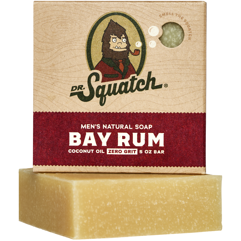 slide 1 of 13, Dr. Squatch Mens Zero Grit Men's Natural Bay Rum Soap 5 oz, 5 oz