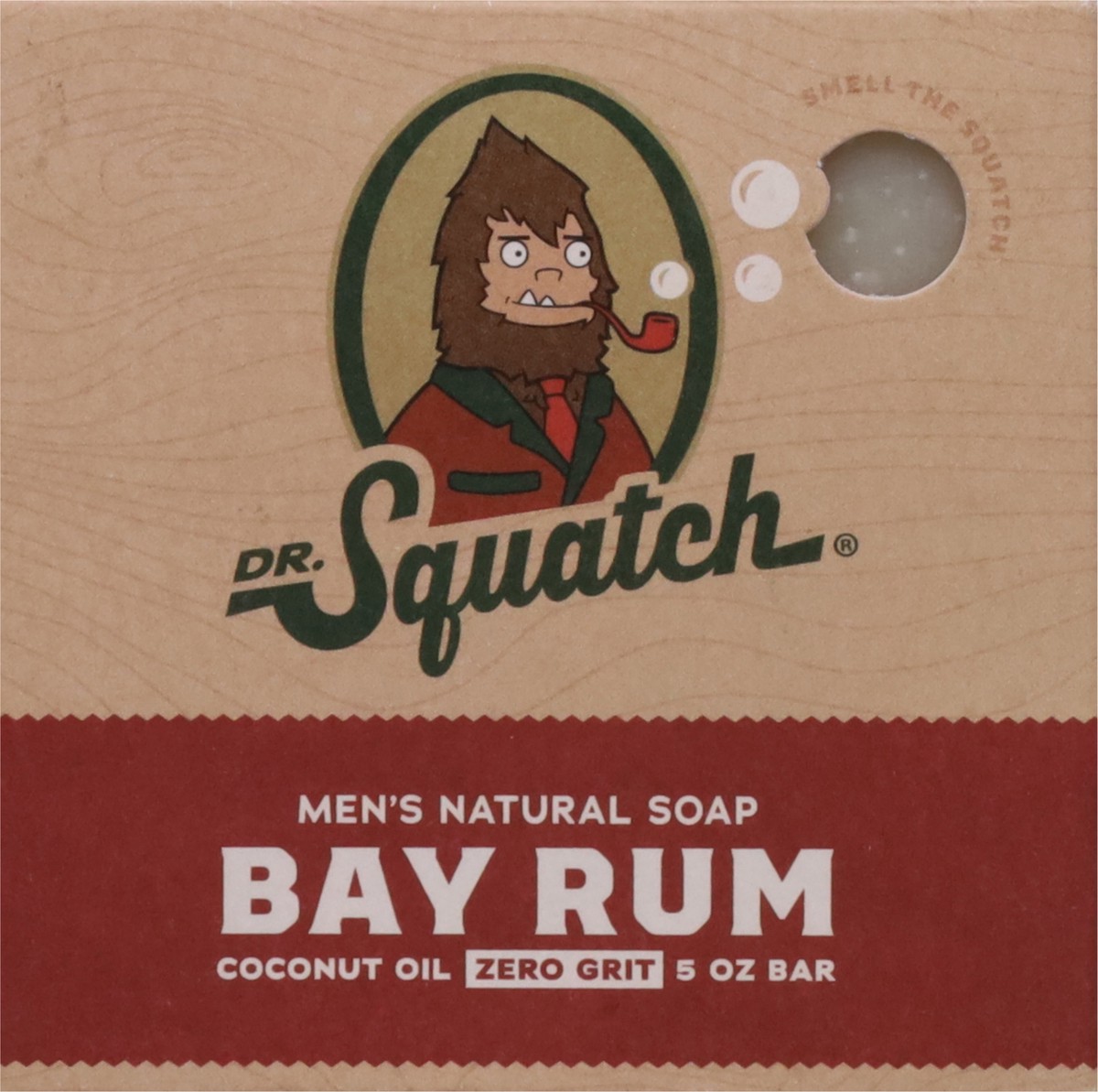 slide 9 of 13, Dr. Squatch Mens Zero Grit Men's Natural Bay Rum Soap 5 oz, 5 oz