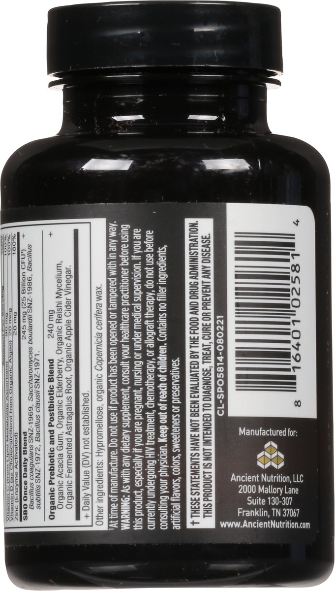 slide 4 of 9, Ancient Nutrition SBO Probiotics 30 Capsules, 30 ct