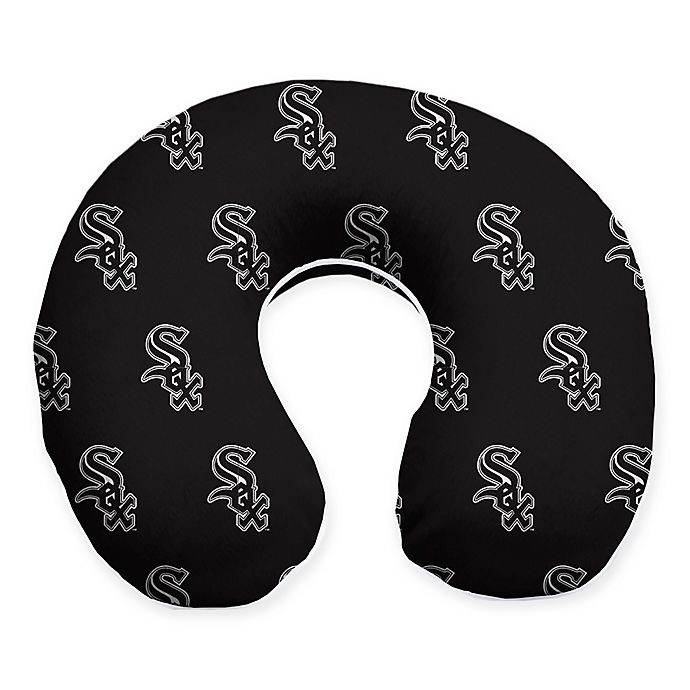 slide 1 of 1, MLB Chicago White Sox Plush Microfiber Travel Pillow, 1 ct