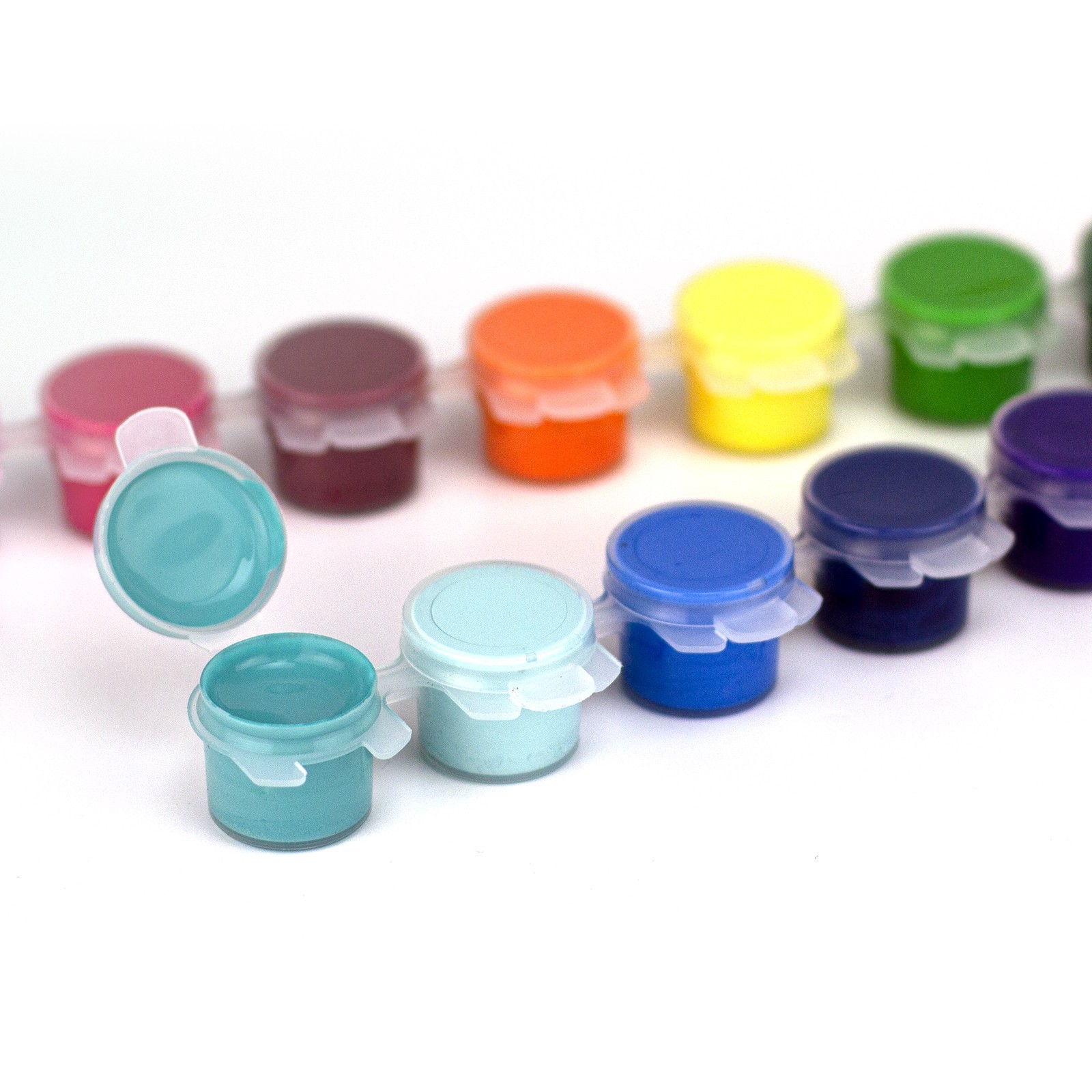 slide 4 of 7, Primary Acrylic Paint Pot Set By Craft Smart, 2 fl oz