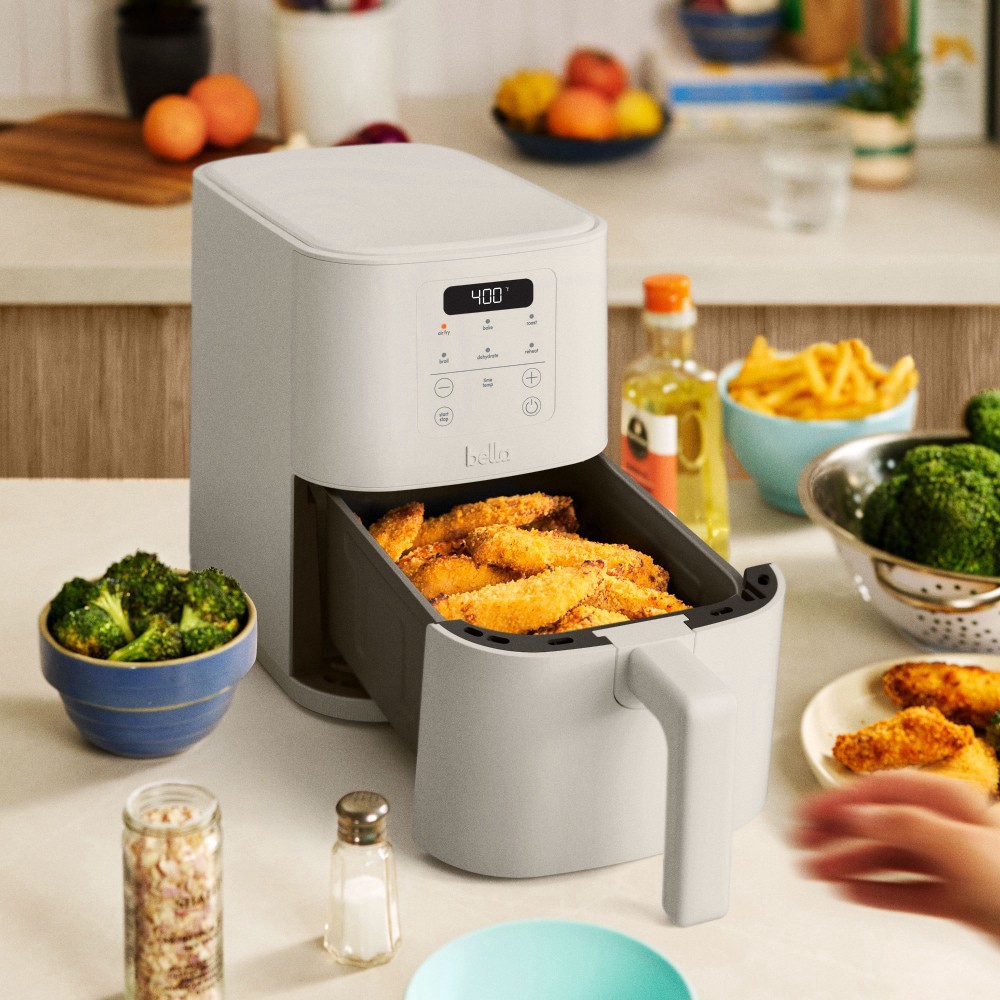 slide 3 of 3, Bella® Slim 4 Quart Air Fryer, 4 qt