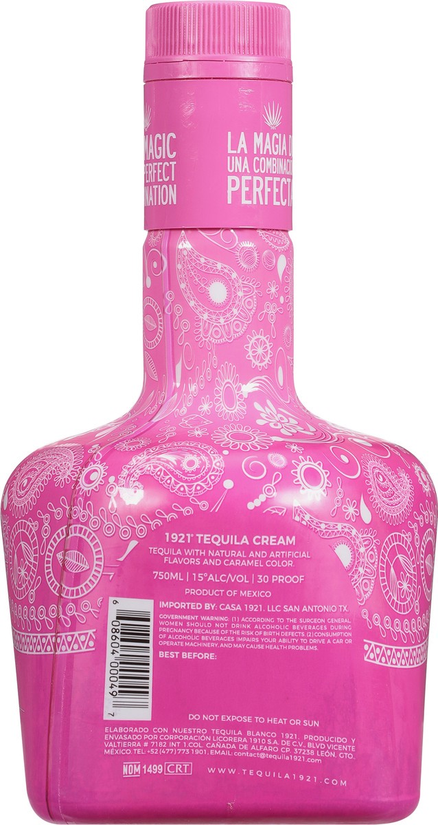 slide 7 of 9, 1921 Crema De Tequila, 750 ml