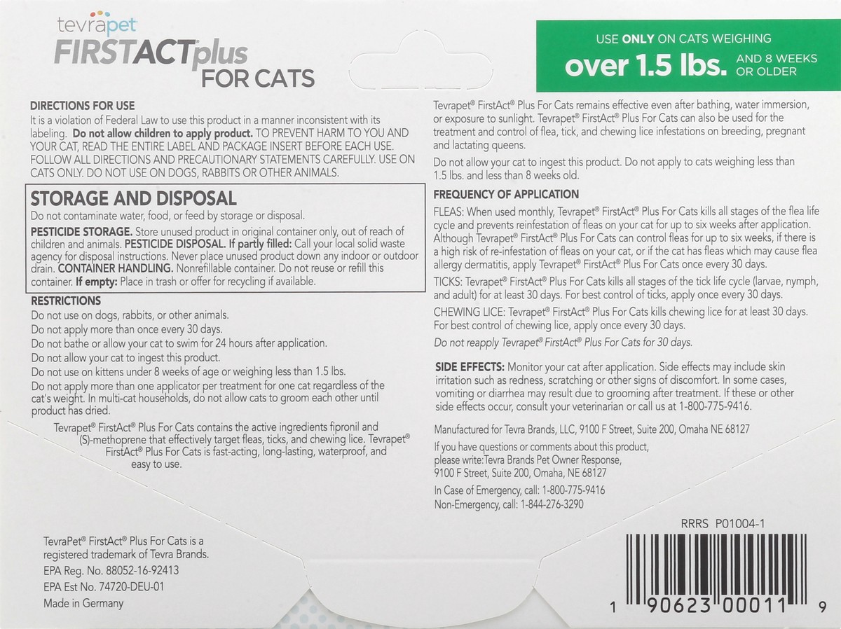 slide 12 of 12, Tevrapet First Act Plus Cats, 3 ct