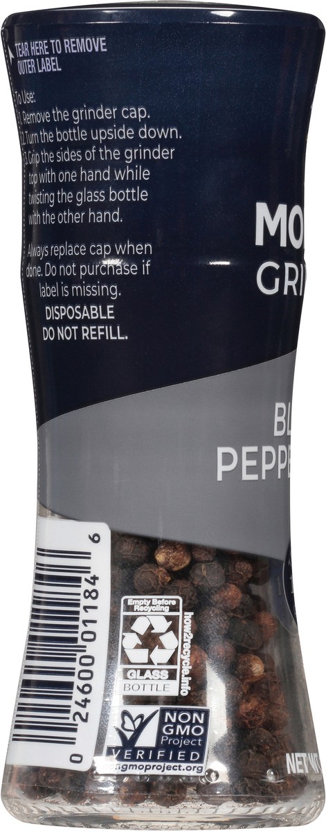 slide 2 of 9, Morton Grinder Black Peppercorn 1.24 oz, 1.24 oz