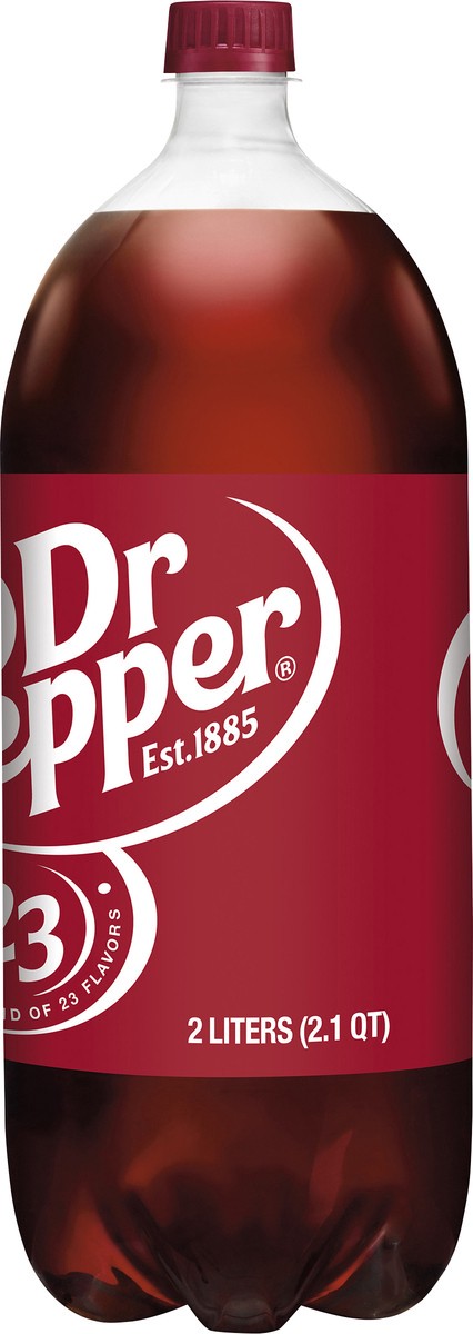 slide 5 of 7, Dr Pepper Soda bottle, 2 liter