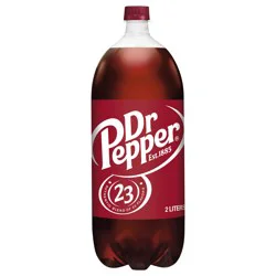 Dr Pepper Soda, 2 L bottle