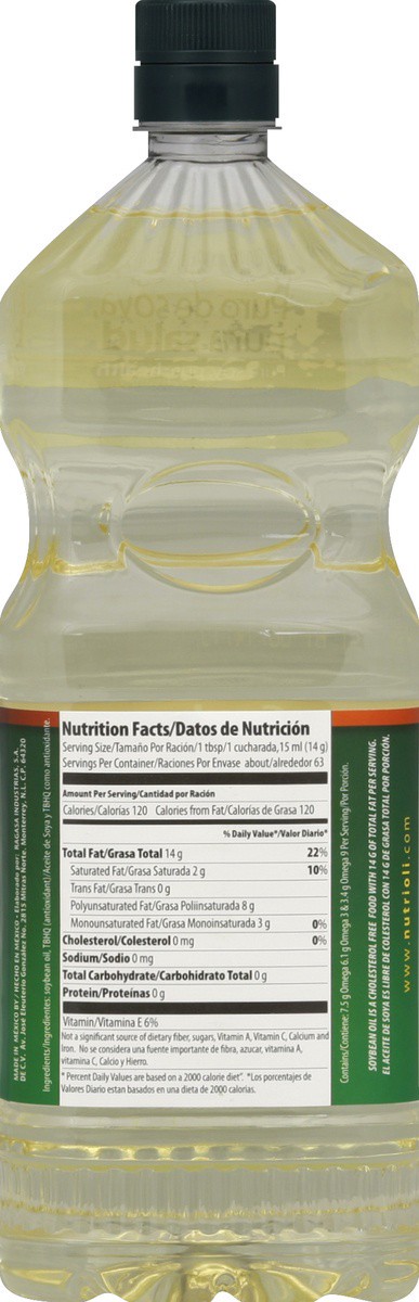 slide 2 of 7, Nutrioli Soybean Oil, 32 fl oz