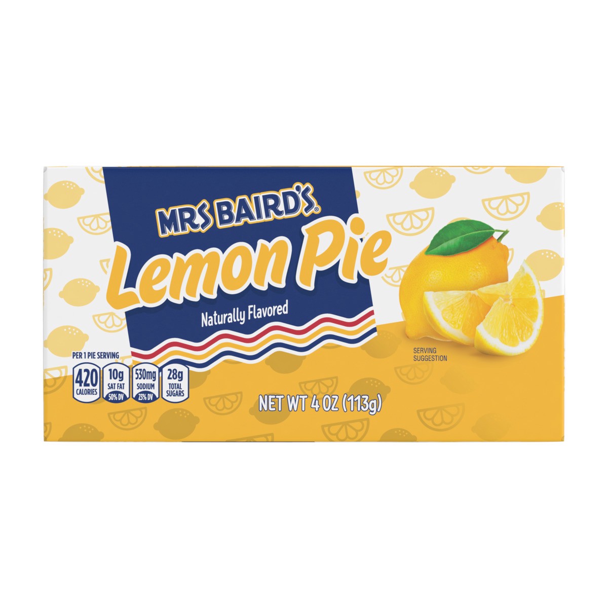 slide 1 of 9, Mrs. Baird's Lemon Pie, 4 oz, 4.2 oz