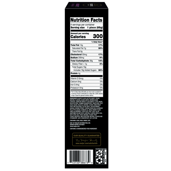 slide 15 of 29, FREDERIKS BY MEIJER Frederik's by Meijer Frozen Mixed Berry Liege Style Waffles, 4 ct