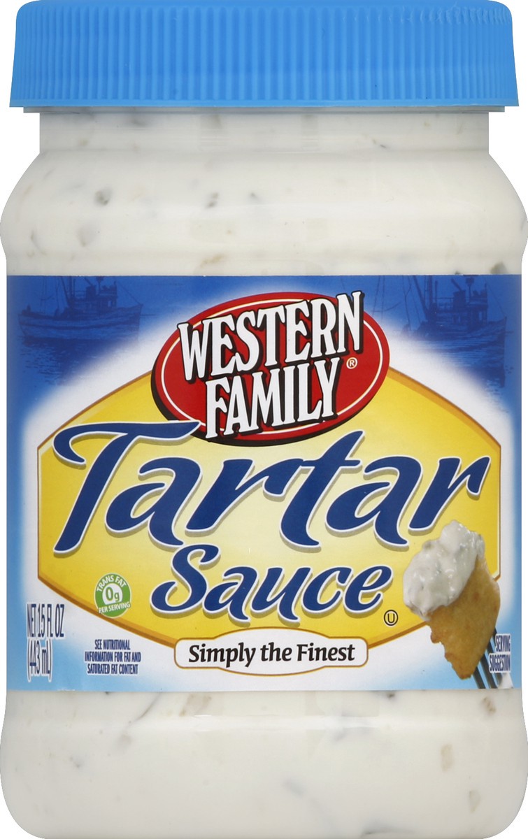 slide 2 of 2, Western Family Tartar Sauce, 15 oz