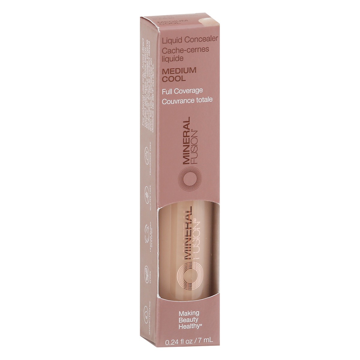 slide 7 of 10, Mineral Fusion Liquid Concealer Medium Cool, 0.24 fl oz