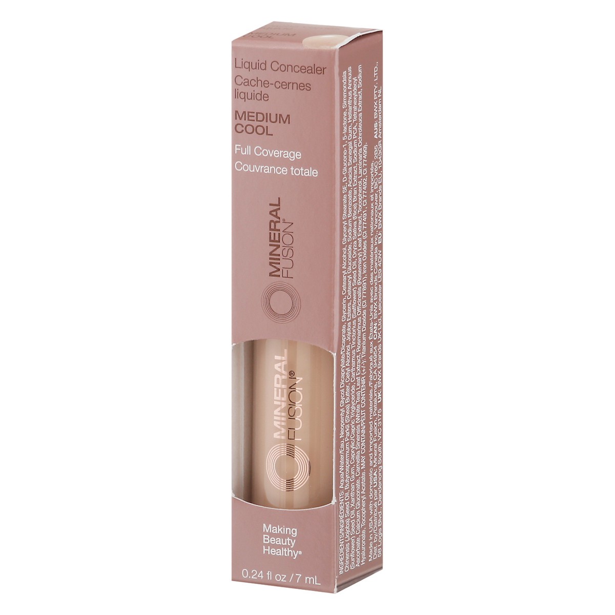 slide 3 of 10, Mineral Fusion Liquid Concealer Medium Cool, 0.24 fl oz