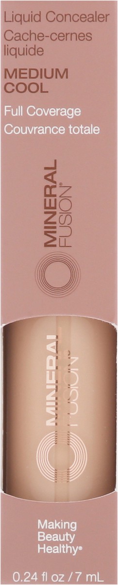 slide 2 of 10, Mineral Fusion Liquid Concealer Medium Cool, 0.24 fl oz