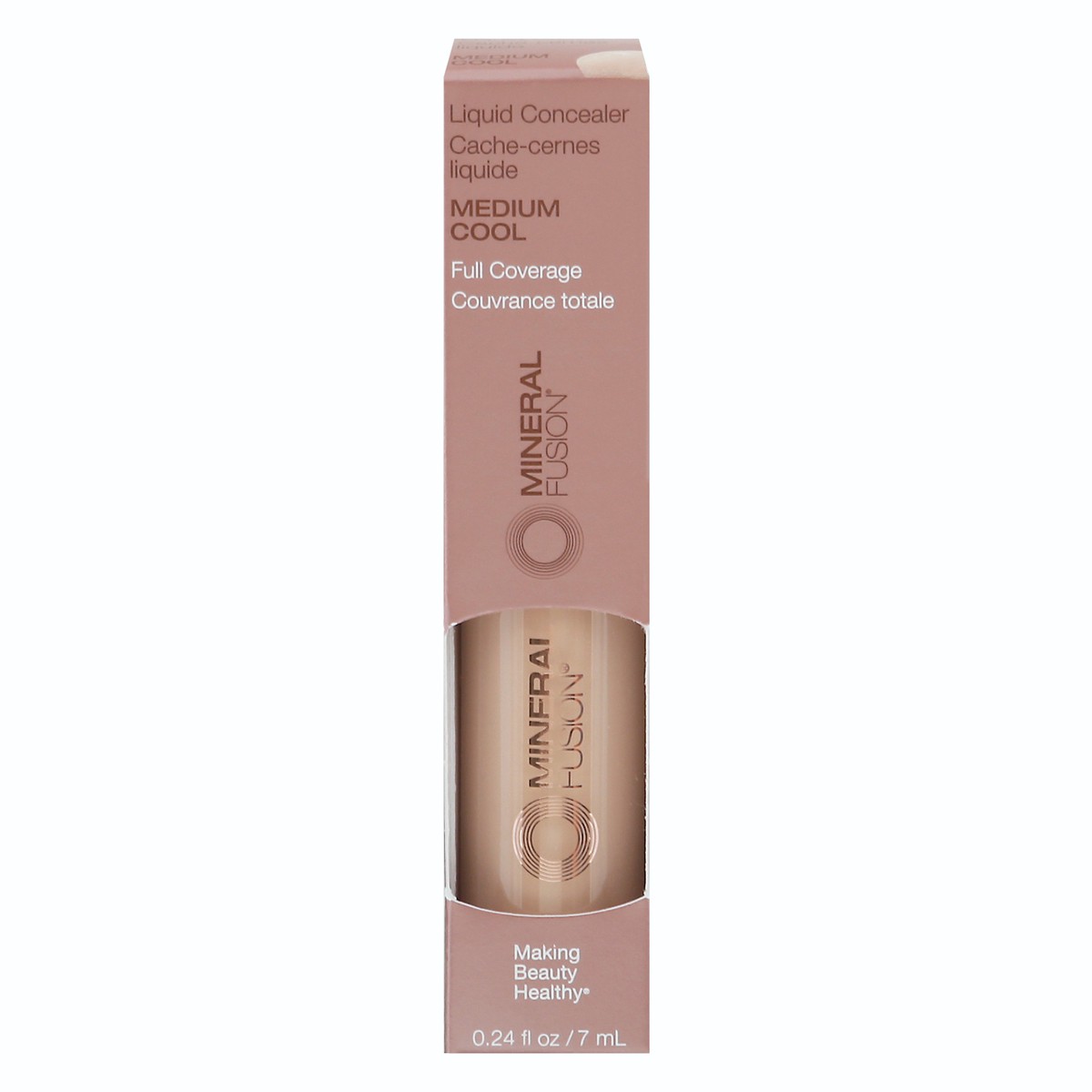 slide 1 of 10, Mineral Fusion Liquid Concealer Medium Cool, 0.24 fl oz