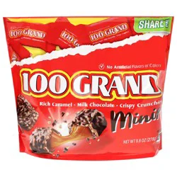 100 Grand Minis Milk Chocolate Candy Share Pack