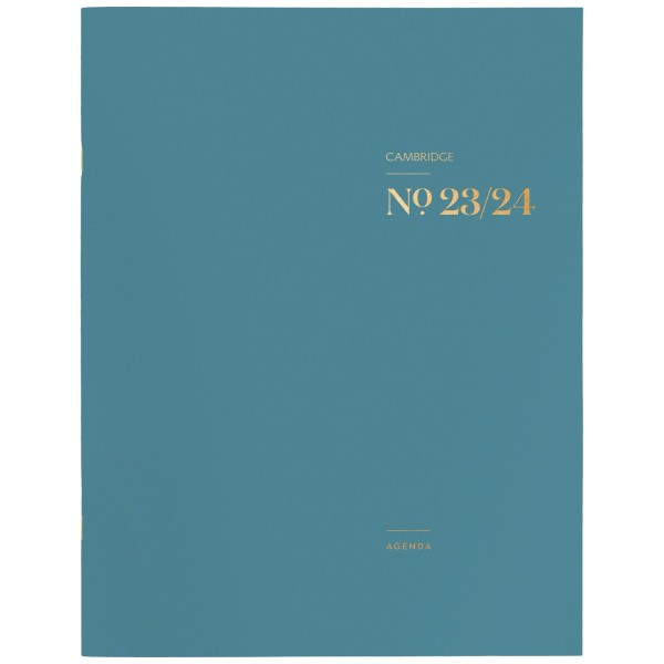 slide 1 of 8, Cambridge Workstyle Academic Monthly Planner, 8-1/2'' X 11'', Teal, July 2023 To June 2024, 1606-091A-12, 1 ct