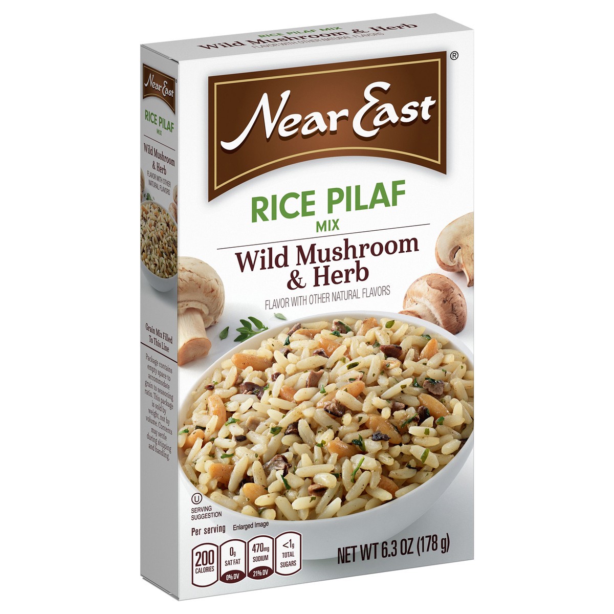 slide 2 of 6, Near East Rice Pilaf Mix Wild Mushroom & Herb 6.3 Oz, 6.3 oz