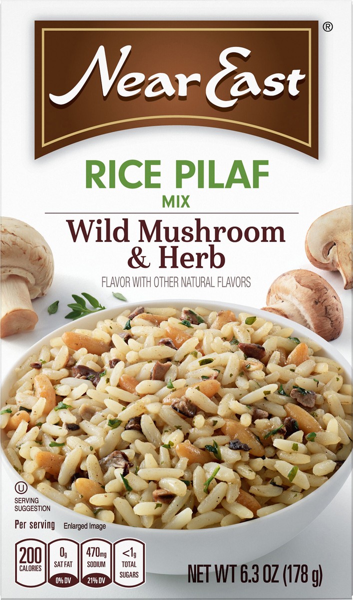 slide 5 of 6, Near East Rice Pilaf Mix Wild Mushroom & Herb 6.3 Oz, 6.3 oz