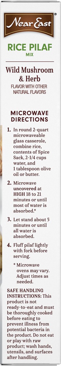 slide 4 of 6, Near East Rice Pilaf Mix Wild Mushroom & Herb 6.3 Oz, 6.3 oz