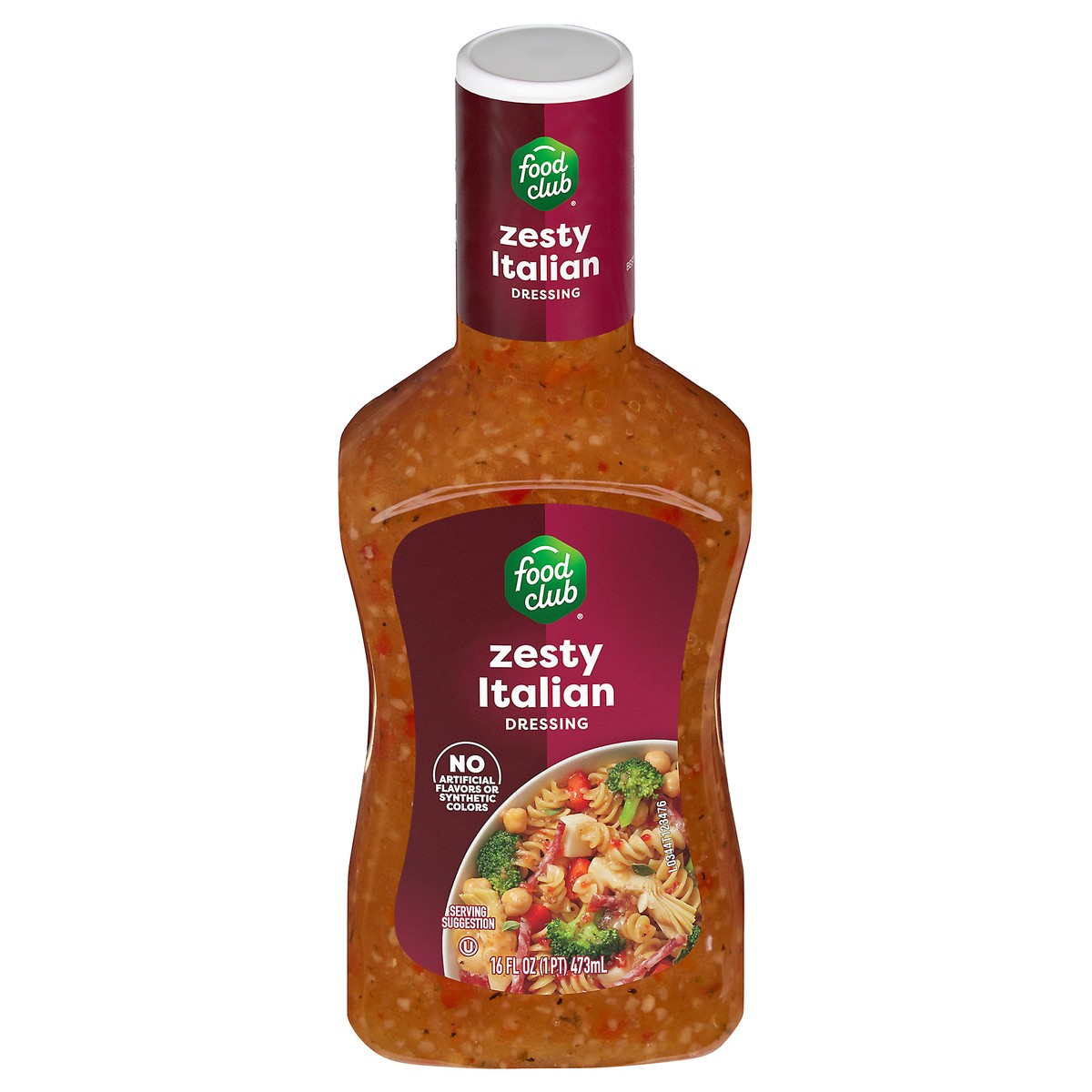 slide 1 of 9, Food Club Italian Dressing, 16 oz