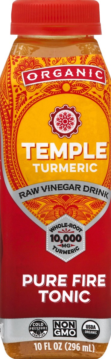 slide 1 of 4, Temple Raw Vinegar Drink 10 oz, 10 oz