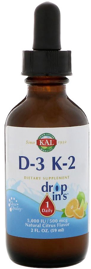 slide 1 of 1, KAL D3 K2 Dropins, 2 oz