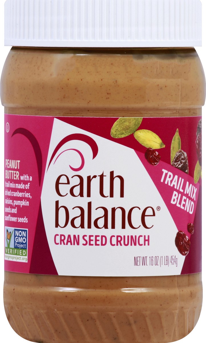 slide 2 of 2, Earth Balance Trail Mix Blend Cran Seed Crunch Spread, 16 oz
