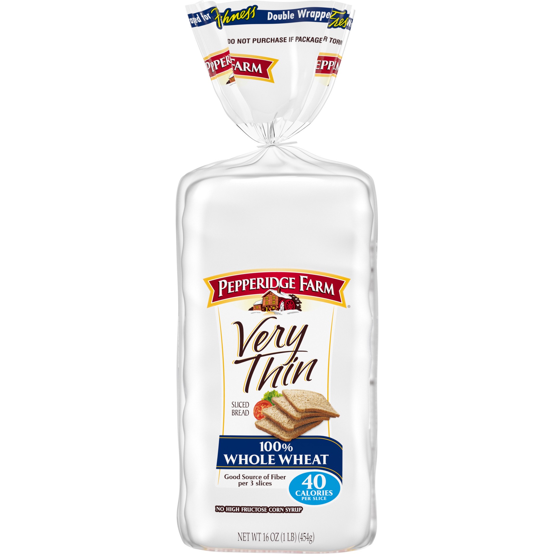 slide 1 of 6, Pepperidge Farm Very Thin 100% Whole Wheat Bread, 16 oz., 16 oz