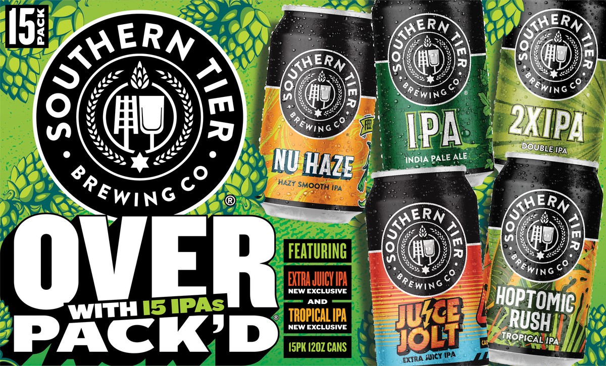 slide 2 of 6, Southern Tier Brewing Co. Overpack'd Variety Pack, 15 ct; 12 fl oz