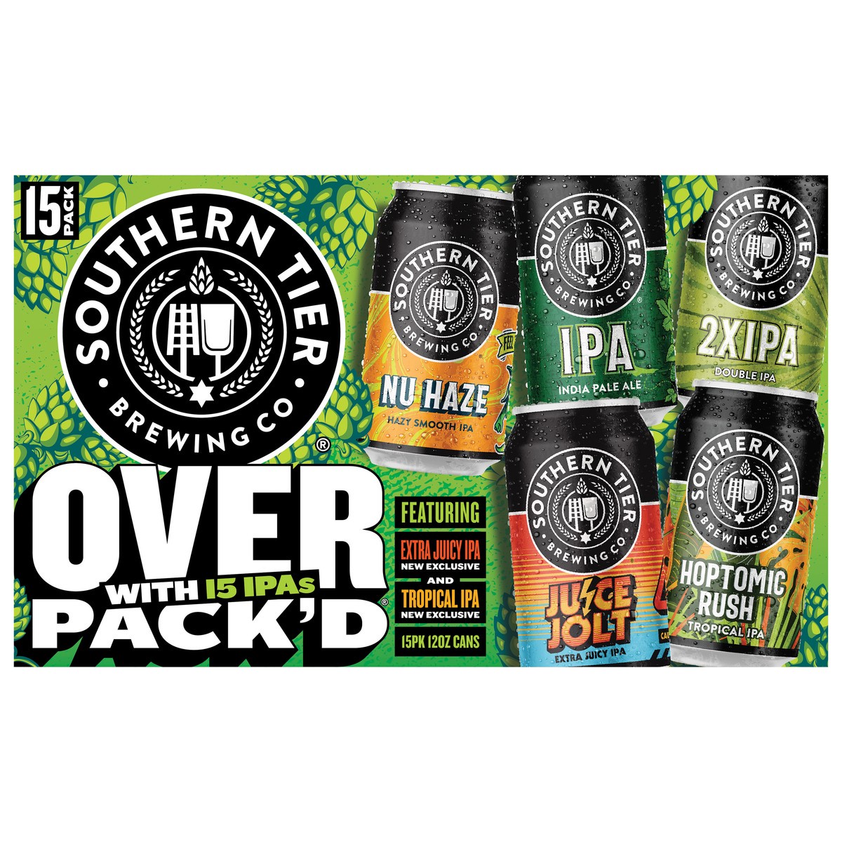 slide 3 of 6, Southern Tier Brewing Co. Overpack'd Variety Pack, 15 ct; 12 fl oz