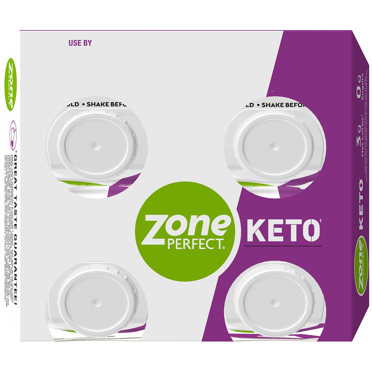 slide 6 of 11, Zone Perfect Keto Vanilla Shakes, 44 oz