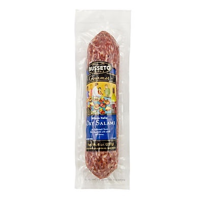 slide 1 of 1, Busseto Foods Milano Dry Salami, 8 oz