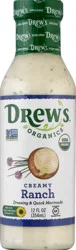 Drew's Organics Creamy Ranch Dressing & Quick Marinade 12 oz