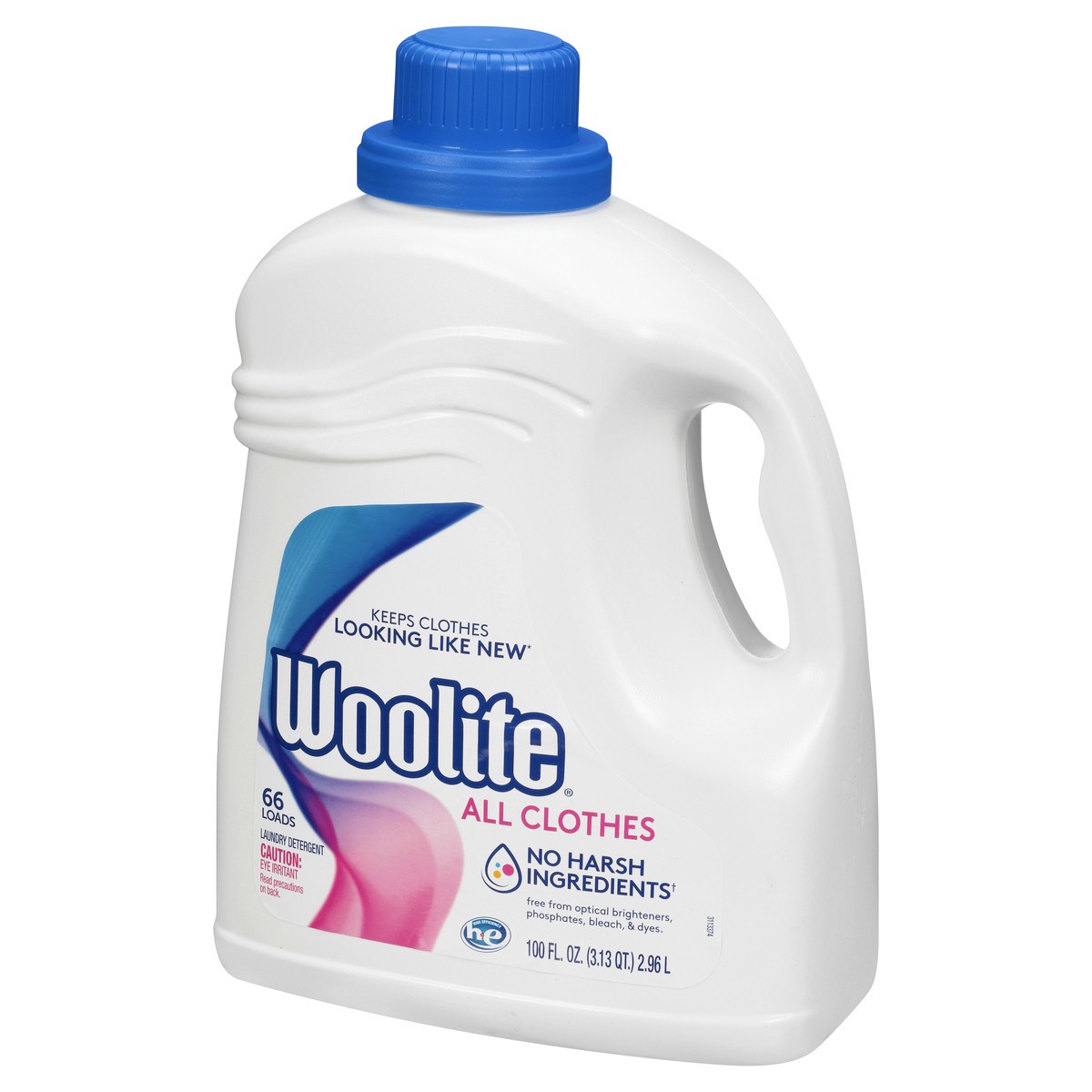 slide 8 of 11, Woolite Damage Defense Liquid Laundry Detergent, 66 Loads, Regular and HE Washers, 100 Fl Oz, Packaging may vary, 100 oz