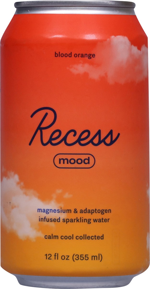 slide 13 of 13, Recess Mood Blood Orange Sparkling Water - 12 fl oz, 12 fl oz
