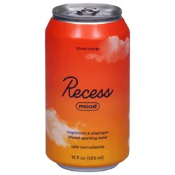 Recess Mood Blood Orange Sparkling Water 12 fl oz