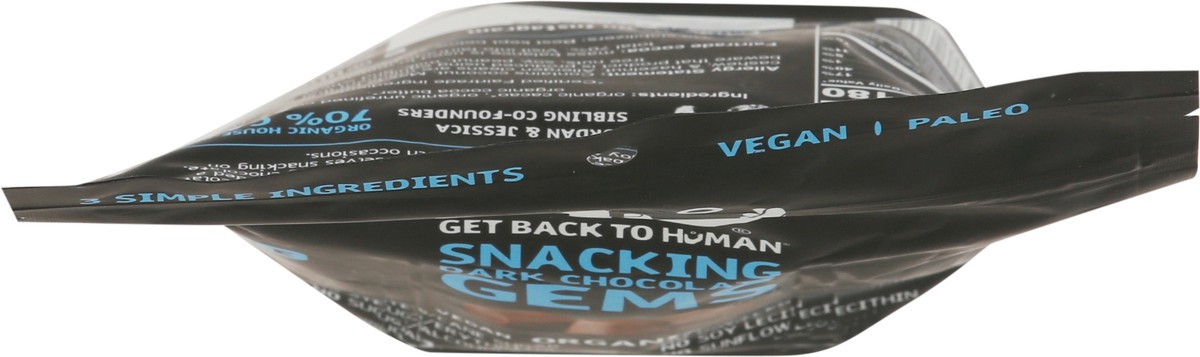 slide 9 of 9, Hu Snacking Dark Chocolate Gems, Organic, Simple, 3.5 oz