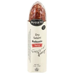 Busseto Foods Foods Spicy Dry Salami Robusto 7 oz