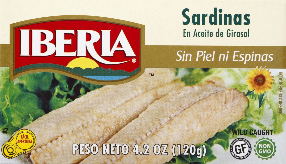 slide 6 of 10, Iberia Sardines in Sunflower Oil 4.2 oz, 4.2 oz