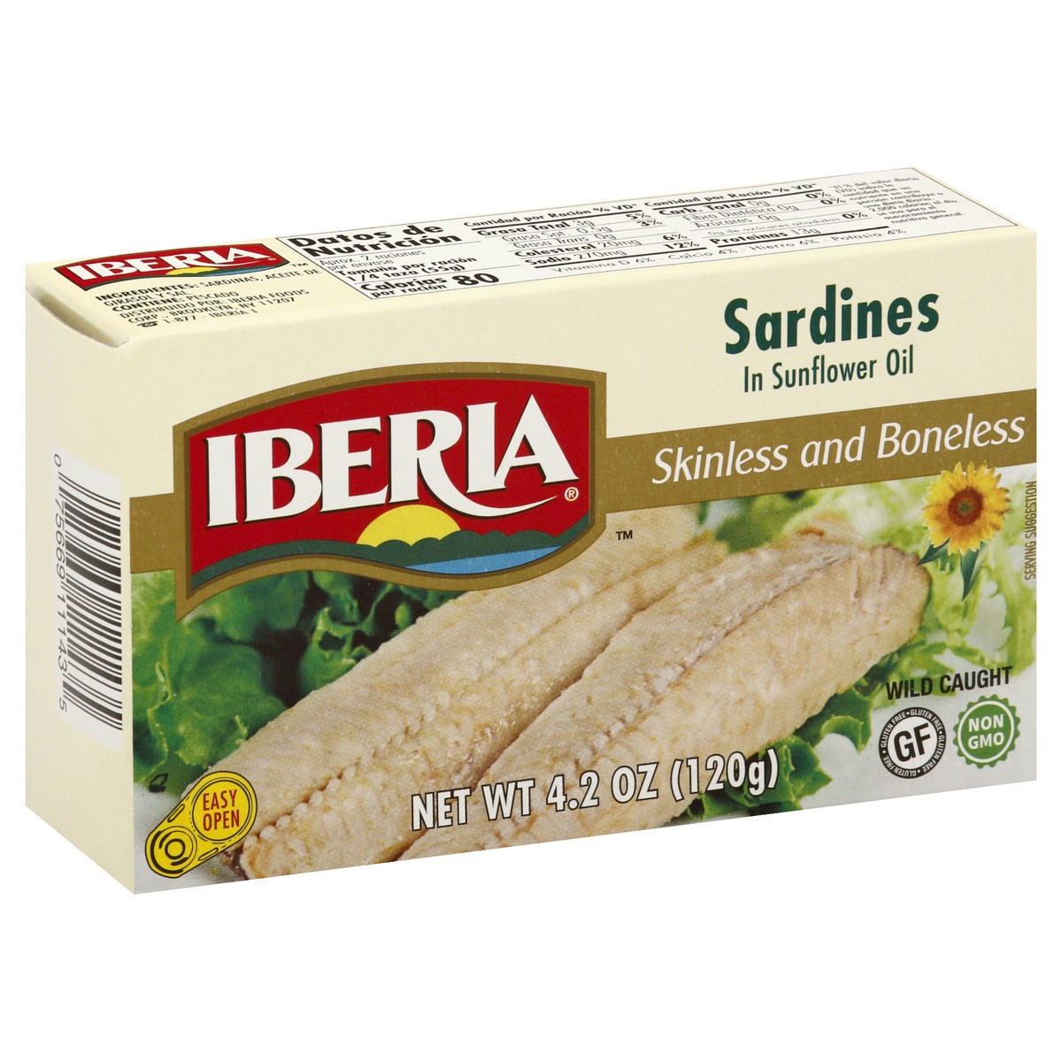 slide 4 of 10, Iberia Sardines in Sunflower Oil 4.2 oz, 4.2 oz