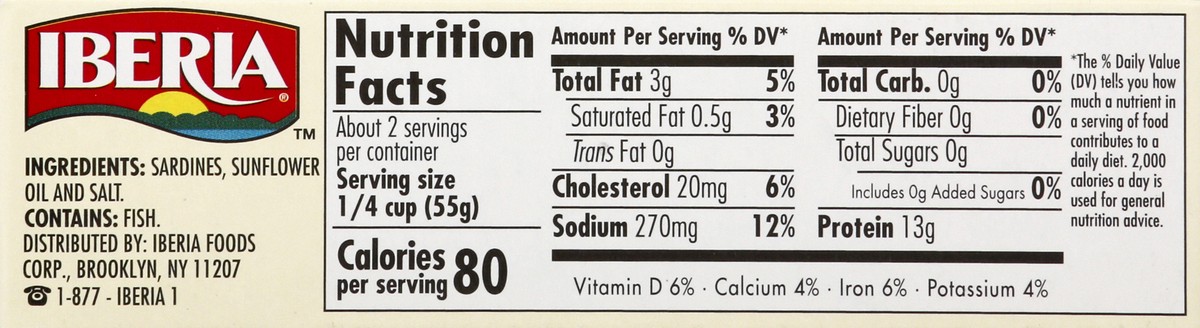 slide 2 of 10, Iberia Sardines in Sunflower Oil 4.2 oz, 4.2 oz