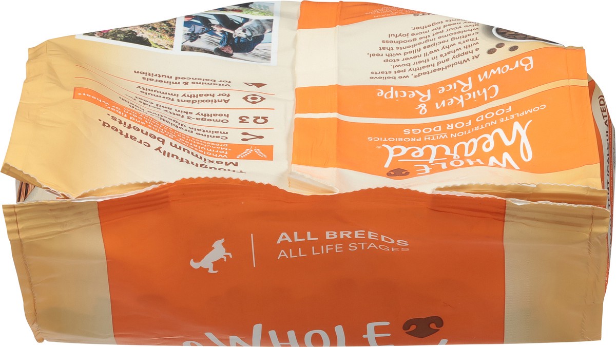 slide 11 of 15, Whole Hearted All Life Stages All Breed Chicken & Brown Rice Recipe Food for Dogs 5 lb, 5 lb