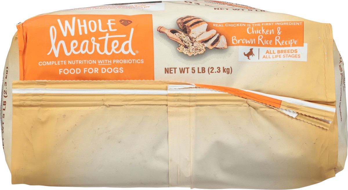 slide 13 of 15, Whole Hearted All Life Stages All Breed Chicken & Brown Rice Recipe Food for Dogs 5 lb, 5 lb