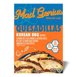 Mad Genius Snack Lab Korean BBQ Quesadillas 14 oz